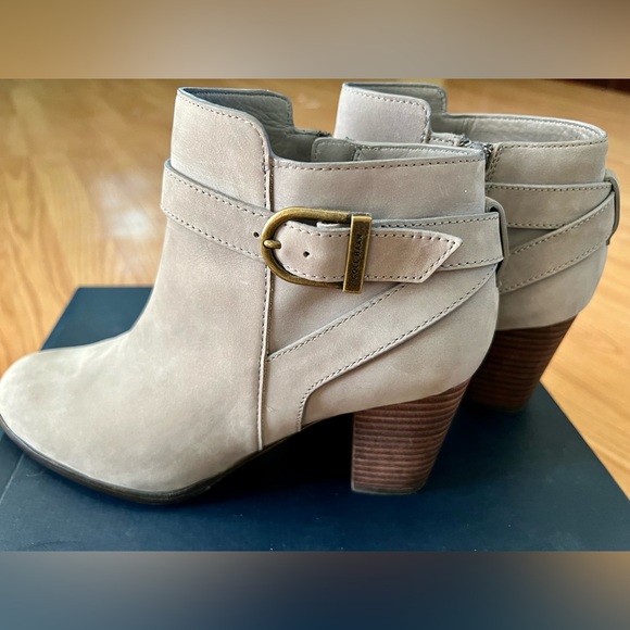 Cole Haan Cassidy Strap Bootie. Size 7. Ironstone Nubuck leather. - Picture 5 of 11
